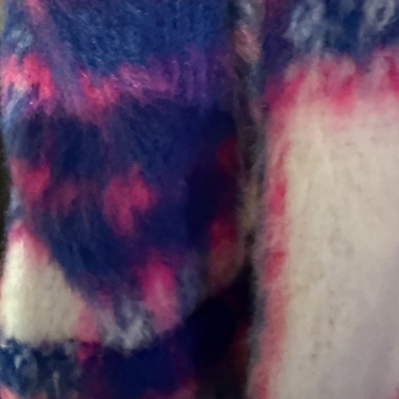 Nwt NWC Madden pea coat Vibrant Pink and Blue Plaid Coat - Picture 4 of 9